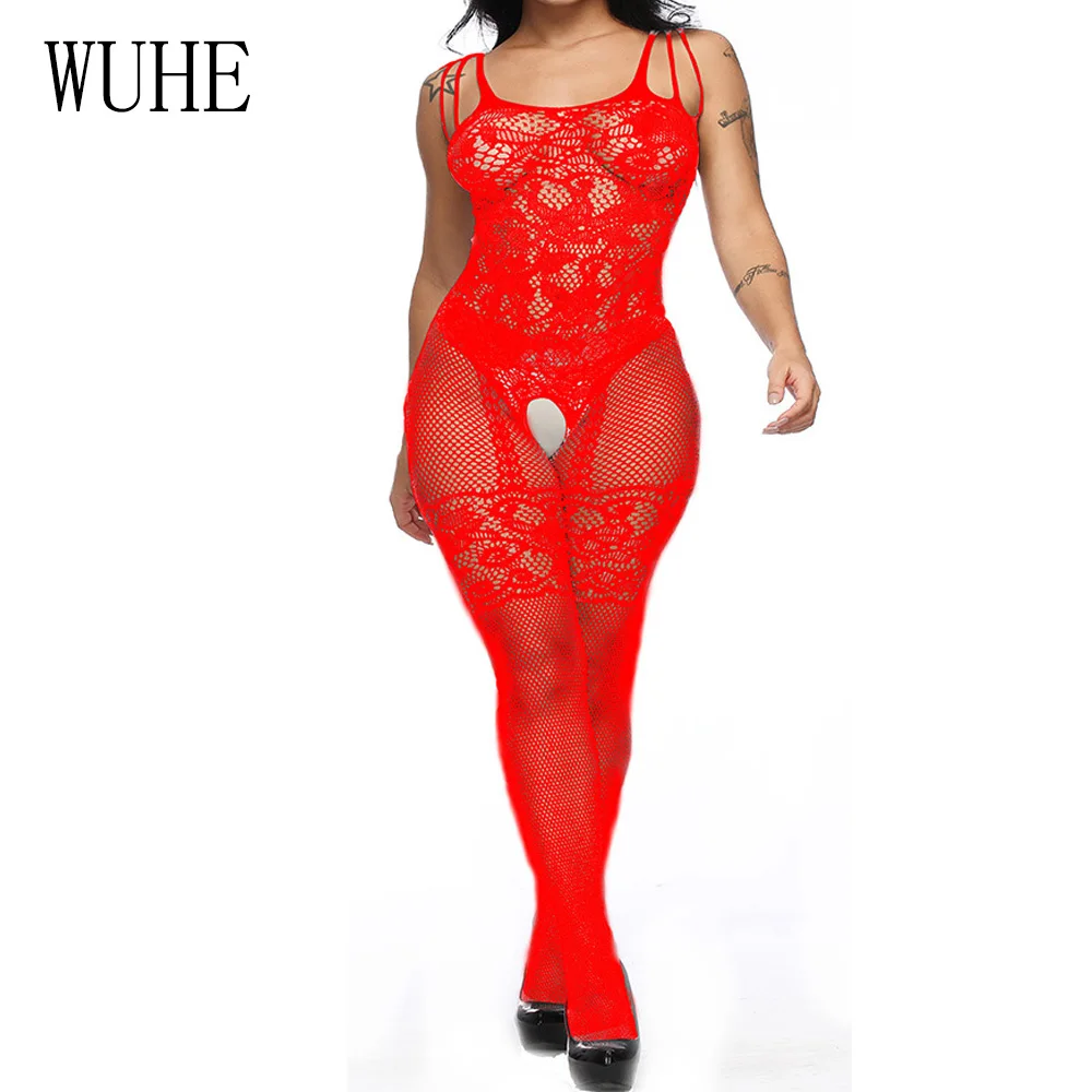 WUHE New Fashion Transparent Mesh Jumpsuit Summer Sleeveless Hollow Out Women Club Party Romper Skinny Bandage Playsuits 
WUHE New Fashion Transparent Mesh Jumpsuit Summer Sleeveless Hollow Out Women Club Party Romper Skinny Bandage Playsuits