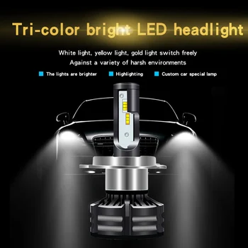 2Pcs Tir- Color Bright LED Headlight H1 H3 H7 H11 H13 H7 H8 H9 H4 LED Car Headlight Bulb 9005 9006 5020 9012 LED Car Lights 12V
2Pcs Tir- Color Bright LED Headlight H1 H3 H7 H11 H13 H7 H8 H9 H4 LED Car Headlight Bulb 9005 9006 5020 9012 LED Car Lights 12V