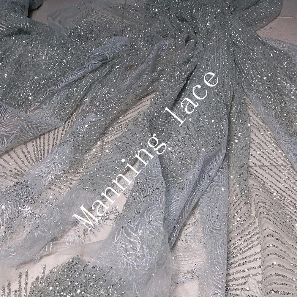 MINGYU-1196 hot selling African Tulle Lace Fabric with glitter sequins lace fabric in silvery color
MINGYU-1196 hot selling African Tulle Lace Fabric with glitter sequins lace fabric in silvery color