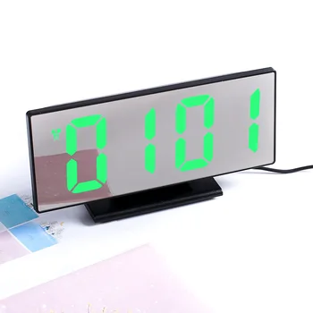 Digital Alarm Clock LED Mirror Clock Multifunction Snooze Display Time Night LCD Light Table Desktop Reloj Despertador USB Cable
Digital Alarm Clock LED Mirror Clock Multifunction Snooze Display Time Night LCD Light Table Desktop Reloj Despertador USB Cable