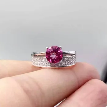 Fidelity Natural 8mm pink topaz Rings s925 sterling silver elegant fine Jewelry gift for women party Natural gemstone
Fidelity Natural 8mm pink topaz Rings s925 sterling silver elegant fine Jewelry gift for women party Natural gemstone