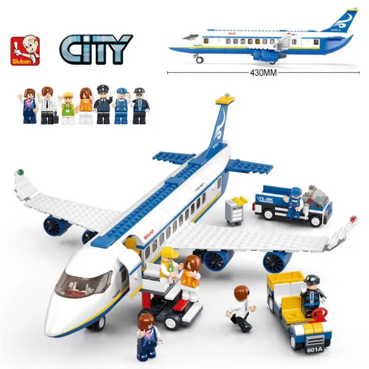 483pcs Airplane Construction Eductional Bricks Building Blocks Sets Aviation Airbus Aircraft Children Toys Compatible With L-ego
483pcs Airplane Construction Eductional Bricks Building Blocks Sets Aviation Airbus Aircraft Children Toys Compatible With L-ego