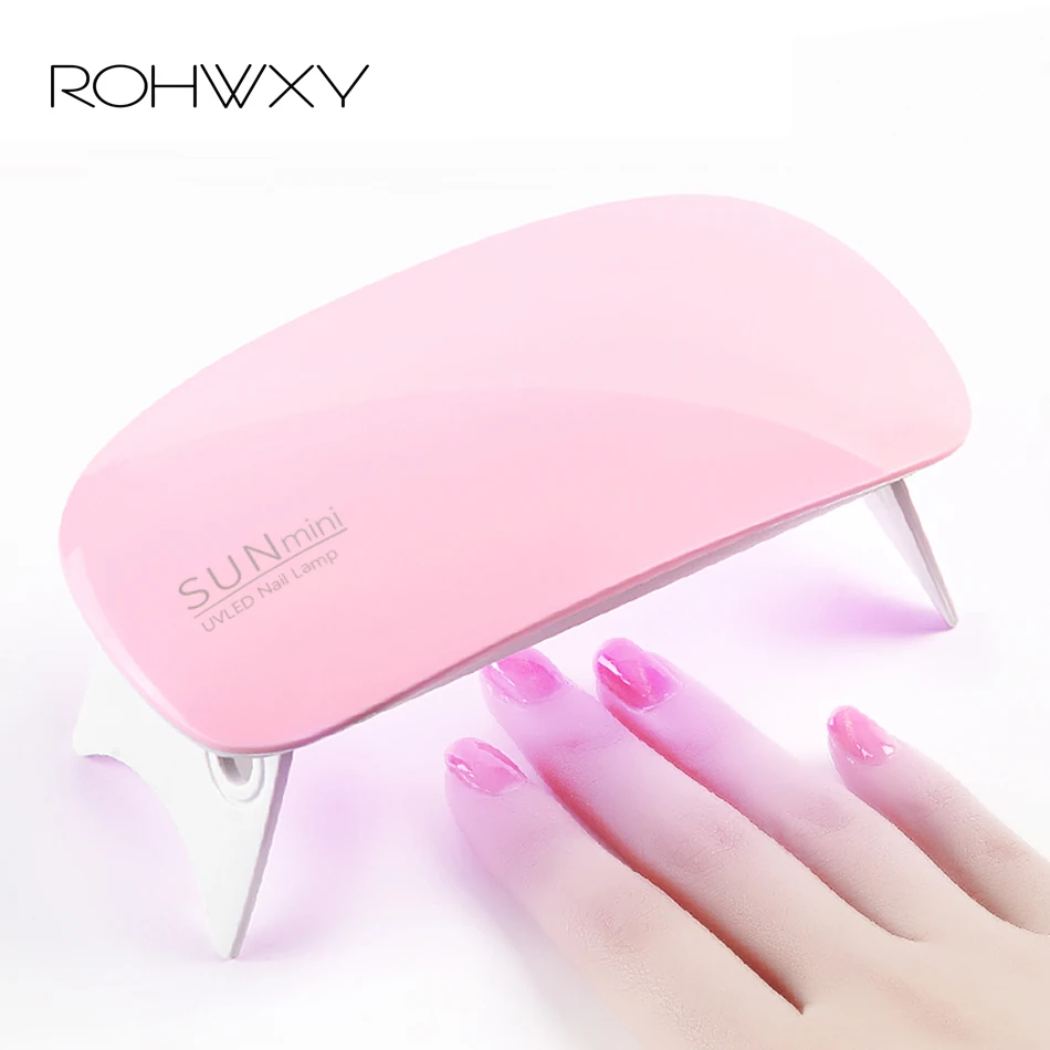ROHWXY 6w Nail Lamp For Manicure UV LED Nail Lamp For Nail Art USB Nail Dryer For Drying Gel Polish Varnish Hybrid Mini Ice Lamp
ROHWXY 6w Nail Lamp For Manicure UV LED Nail Lamp For Nail Art USB Nail Dryer For Drying Gel Polish Varnish Hybrid Mini Ice Lamp