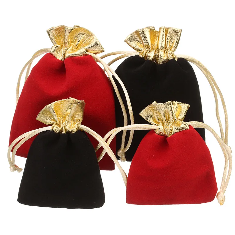 XINYAO 10Pcs/lot 7x9/9x12cm Red/Black Velvet Bag Drawstring Pouch Jewelry Packaging Storage Christmas/Wedding Gift Bag F1846
XINYAO 10Pcs/lot 7x9/9x12cm Red/Black Velvet Bag Drawstring Pouch Jewelry Packaging Storage Christmas/Wedding Gift Bag F1846