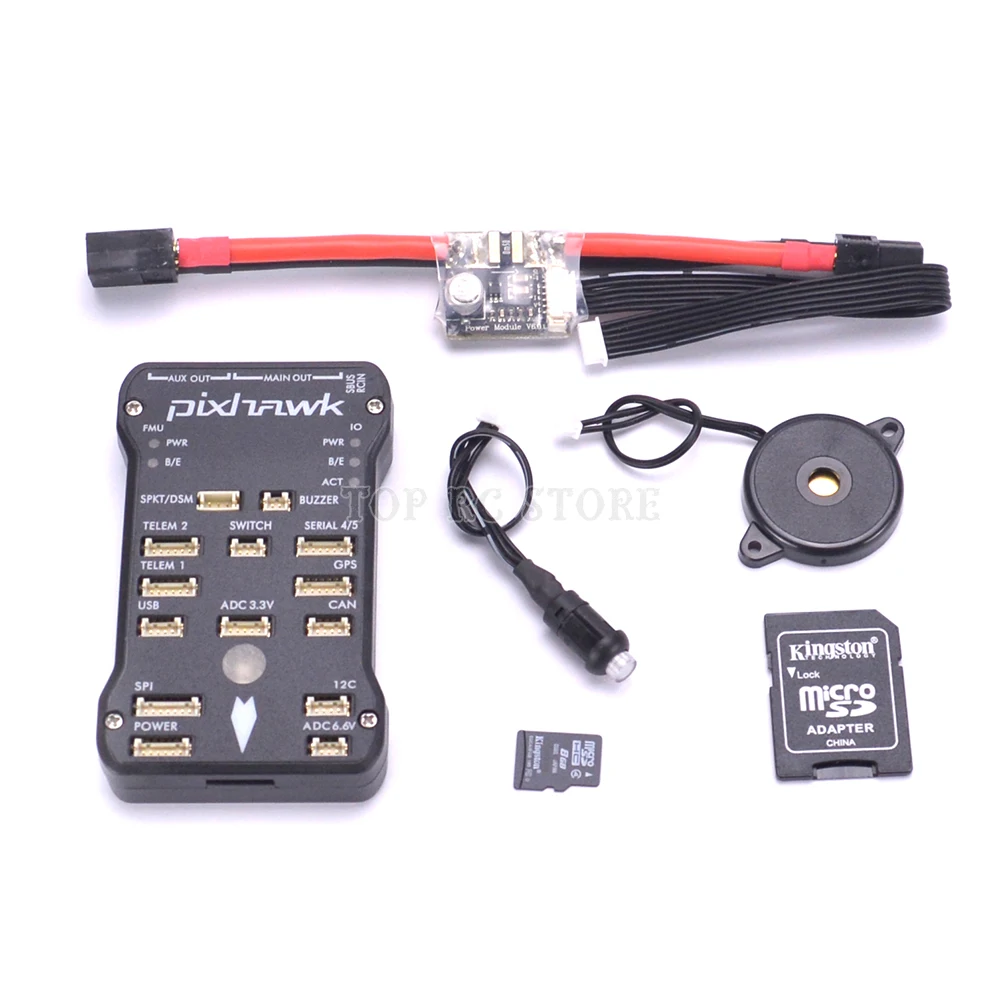 Pixhawk 2.4.7 PX4 Autopilot Upgraded PIX 2.4.6 32 bit ARM Flight Controller with 4G Card + Power module for RC FPV Multicopter
Pixhawk 2.4.7 PX4 Autopilot Upgraded PIX 2.4.6 32 bit ARM Flight Controller with 4G Card + Power module for RC FPV Multicopter