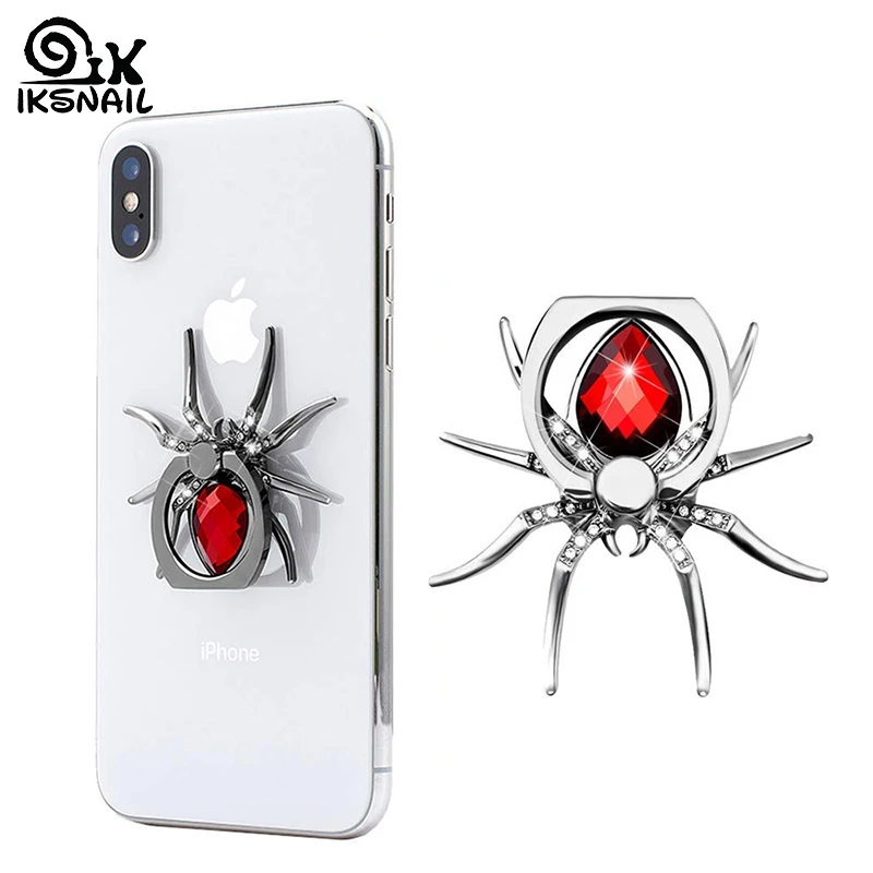 IKSNAIL Personality Spider Ring Phone Holder For iPhone Metal Finger Ring Mobile Phone Stand GPS Holder for Samsung Lazy Bracket
IKSNAIL Personality Spider Ring Phone Holder For iPhone Metal Finger Ring Mobile Phone Stand GPS Holder for Samsung Lazy Bracket