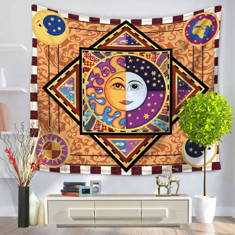 Sun Moon Tapestry Psychedelic Celestial Indian Sun Hippie Hippy Polyster Tapestry Wall Hanging Throw Bedspread Beach Towel
Sun Moon Tapestry Psychedelic Celestial Indian Sun Hippie Hippy Polyster Tapestry Wall Hanging Throw Bedspread Beach Towel