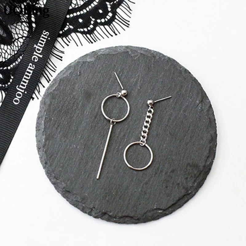 Geometric Circle Asymmetric 925 Sterling Silver Stud Earrings Fashion Silver Stud Earrings Jewelry Pendientes Brincos
Geometric Circle Asymmetric 925 Sterling Silver Stud Earrings Fashion Silver Stud Earrings Jewelry Pendientes Brincos