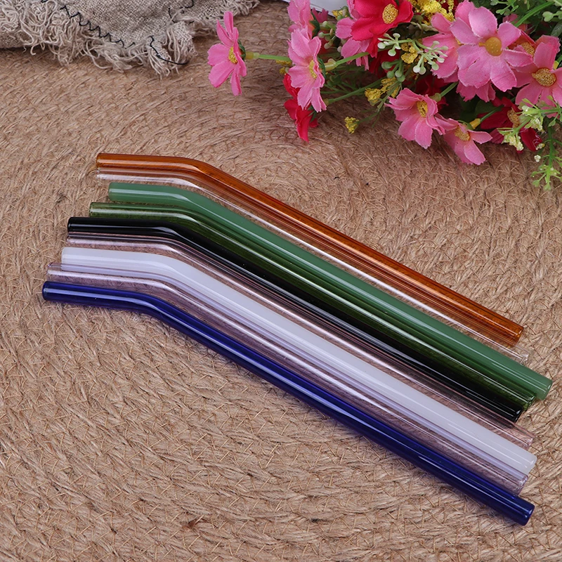 1pc Reusable Glass Drinking Straw 9 Colors Birthday Party Drinking Straws Set Bent Wedding Glass Straw Cocktail 170*30mm Juice
1pc Reusable Glass Drinking Straw 9 Colors Birthday Party Drinking Straws Set Bent Wedding Glass Straw Cocktail 170*30mm Juice