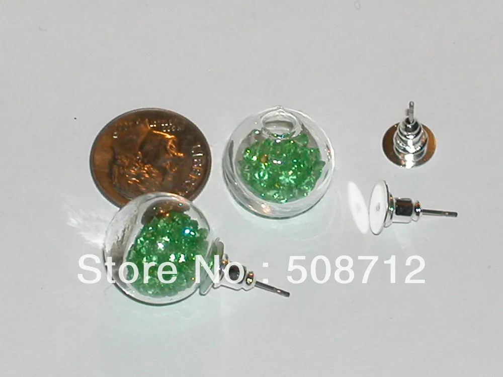 Free shipping!!!!20 Pairs Glass Round make your own fill Pendant Locket globe Bottle Earrings NEW
Free shipping!!!!20 Pairs Glass Round make your own fill Pendant Locket globe Bottle Earrings NEW