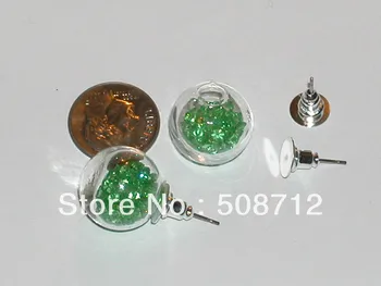 Free shipping!!!!20 Pairs Glass Round make your own fill Pendant Locket globe Bottle Earrings NEW
Free shipping!!!!20 Pairs Glass Round make your own fill Pendant Locket globe Bottle Earrings NEW
