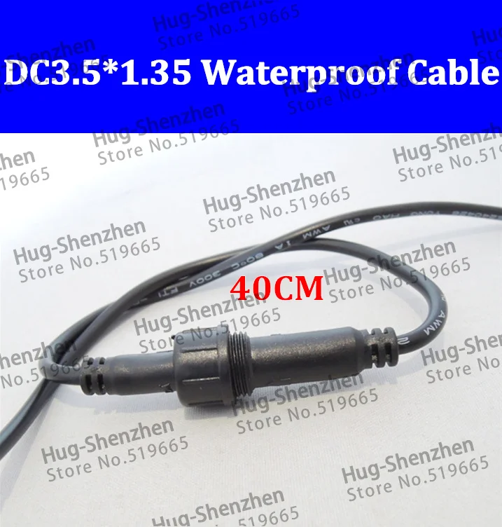 DC waterproof cable DC3.5*1.35 male and female connector with 40cm cable for led waterproof cable 10pair
DC waterproof cable DC3.5*1.35 male and female connector with 40cm cable for led waterproof cable 10pair