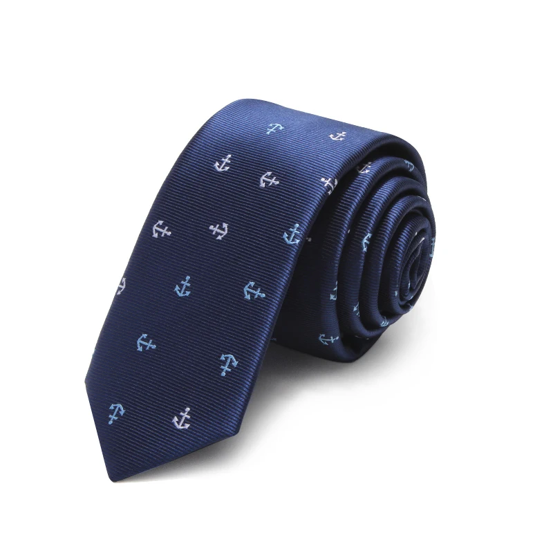Ship Anchor Pattern Ties for Men Blue 5.5cm Slim Necktie Designer Brand Skinny Mens Ties Casual Boys Corbatas with Tie Gift Box 
Ship Anchor Pattern Ties for Men Blue 5.5cm Slim Necktie Designer Brand Skinny Mens Ties Casual Boys Corbatas with Tie Gift Box