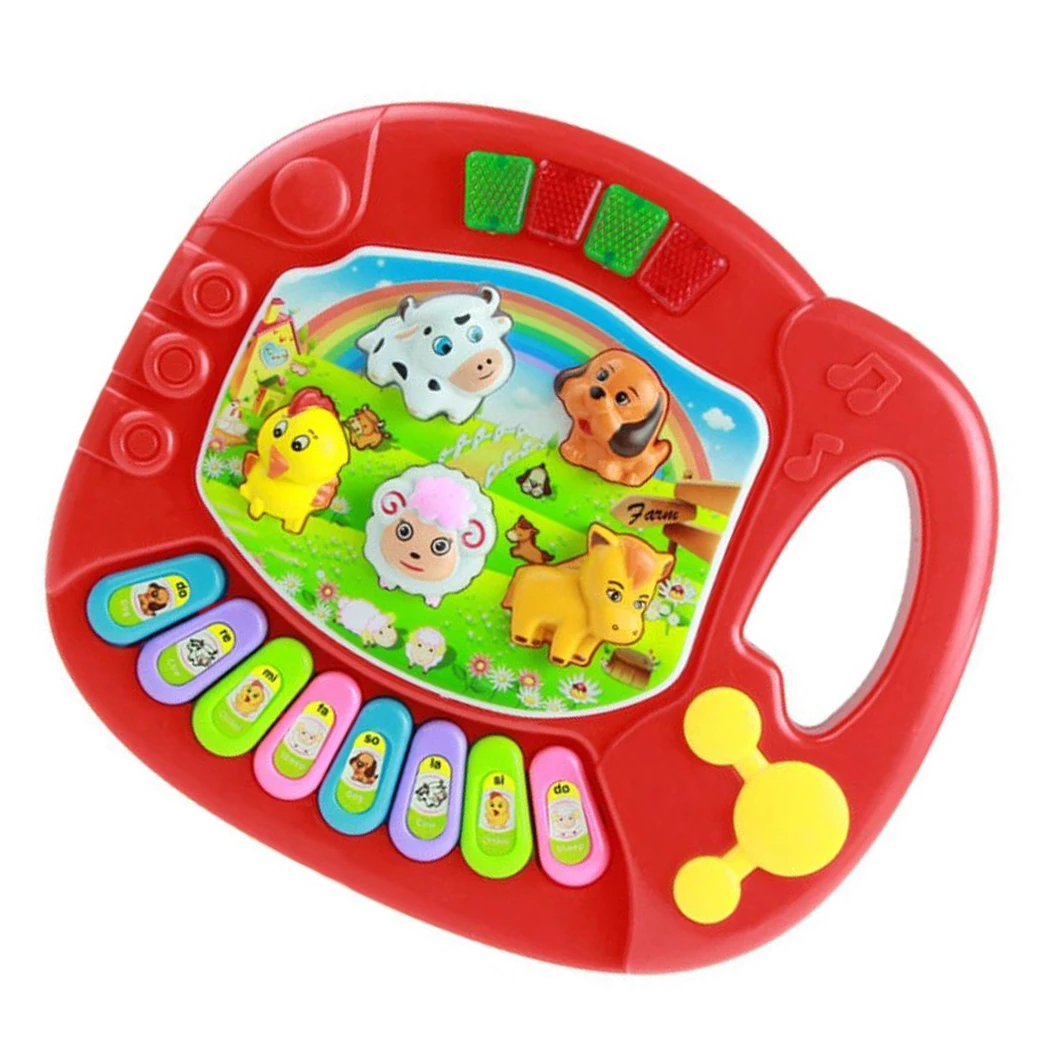 ABWE Best Sale 8-Notes Educational Keyboard Musical Instrument / Wisdom Development Training Toy for baby (Red)
ABWE Best Sale 8-Notes Educational Keyboard Musical Instrument / Wisdom Development Training Toy for baby (Red)