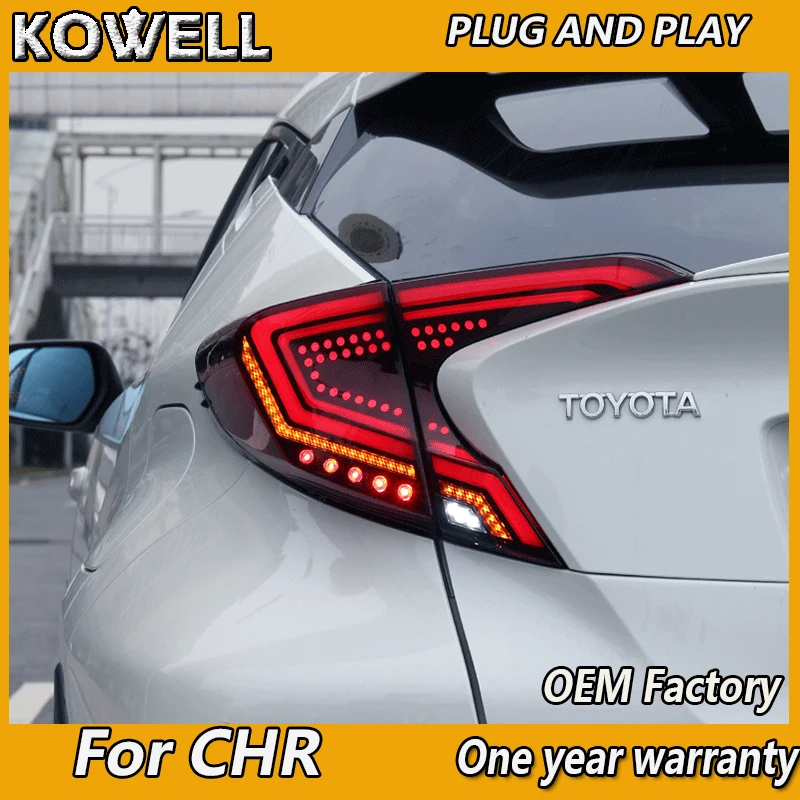 Стайлинга автомобилей задние фонари для Toyota CH-R C-HR ЧР 2017 2018 светодиодные фары