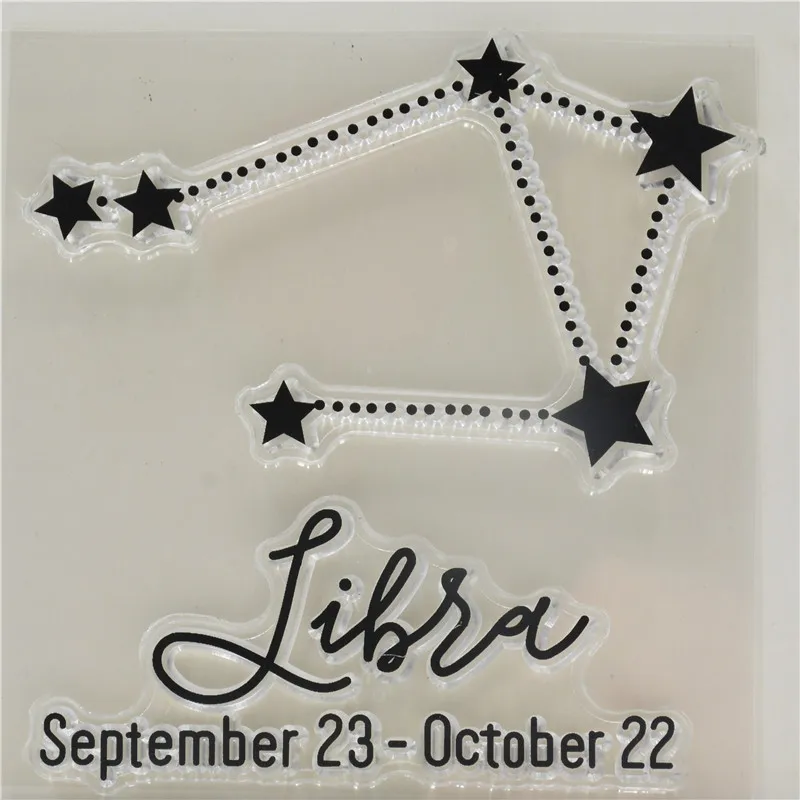 Constellations Libra Transparent Clear Silicone Stamp/Seal for DIY scrapbooking/photo album Decorative clear stamp sheets
Constellations Libra Transparent Clear Silicone Stamp/Seal for DIY scrapbooking/photo album Decorative clear stamp sheets