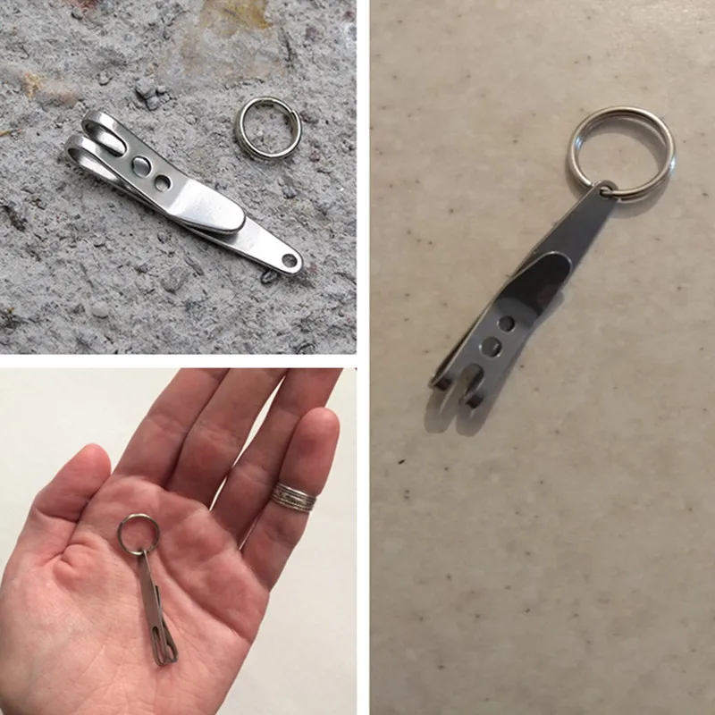 EDC Bag Suspension Clip with Key Ring Carabiner Stainless Steel Outdoor Quicklink Tool
EDC Bag Suspension Clip with Key Ring Carabiner Stainless Steel Outdoor Quicklink Tool