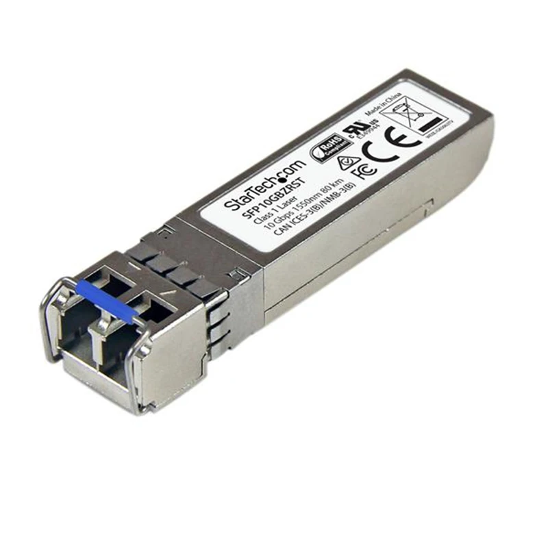 StarTech.com MOdulo Transceptor SFP+ de Fibra LC Monomodo 10GBase-ZR MSA de 10 Gigabit DDM DOM - Hasta 80km, 10000 Mbit/s, SFP+,
StarTech.com MOdulo Transceptor SFP+ de Fibra LC Monomodo 10GBase-ZR MSA de 10 Gigabit DDM DOM - Hasta 80km, 10000 Mbit/s, SFP+,