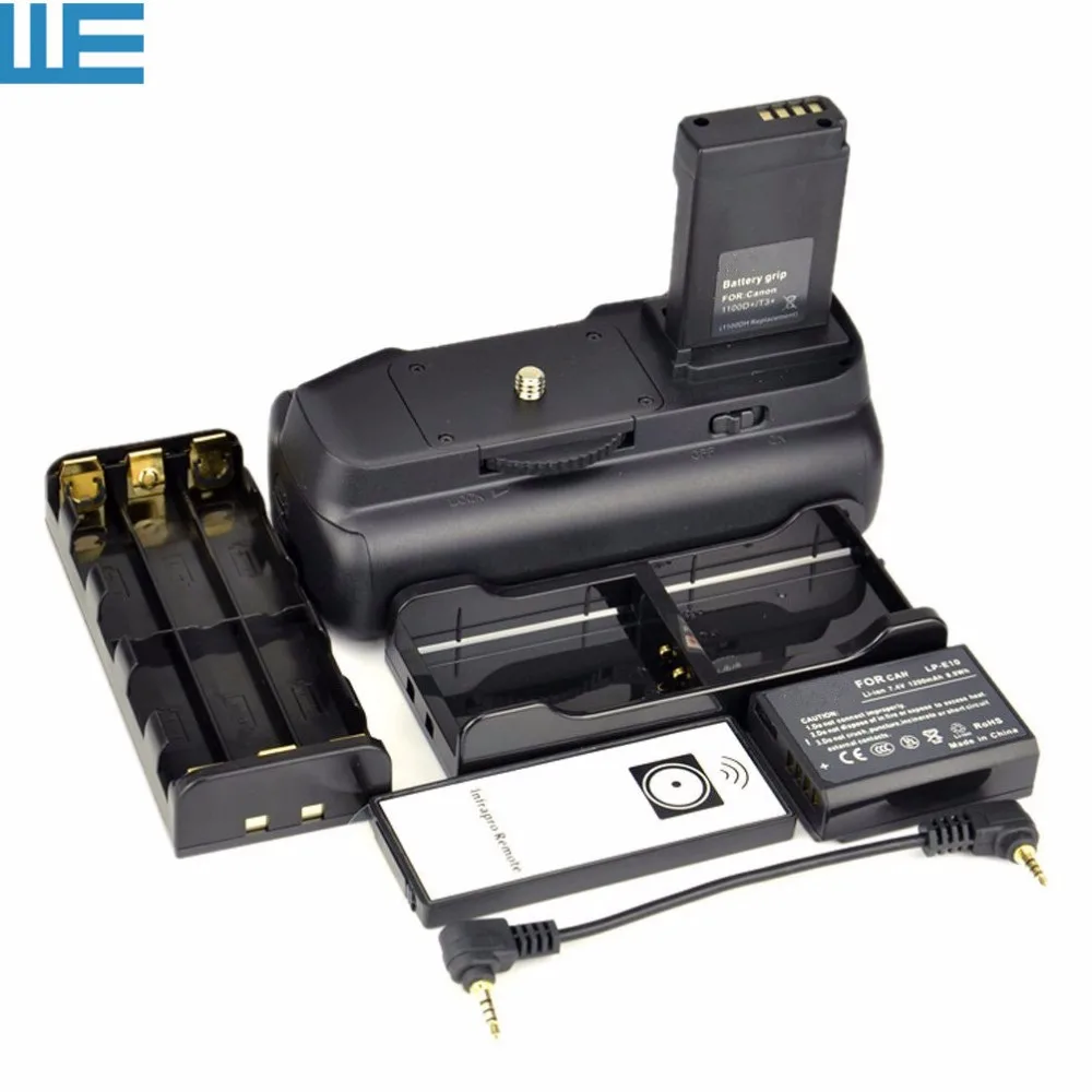 Battery Grip+IR Remote Control+6 AA Battery Holder+LP-E10 Battery Hold+LP-E10 for EOS Rebel 1100D 1200D 1300D T3 T5 T6 Kiss X50
Battery Grip+IR Remote Control+6 AA Battery Holder+LP-E10 Battery Hold+LP-E10 for EOS Rebel 1100D 1200D 1300D T3 T5 T6 Kiss X50