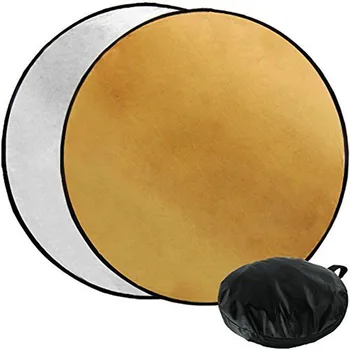 110cm 2in1 Gold/Siliver Collapsible Photograph Round Light Reflector with Bag for Studio/any Photography Situation
110cm 2in1 Gold/Siliver Collapsible Photograph Round Light Reflector with Bag for Studio/any Photography Situation