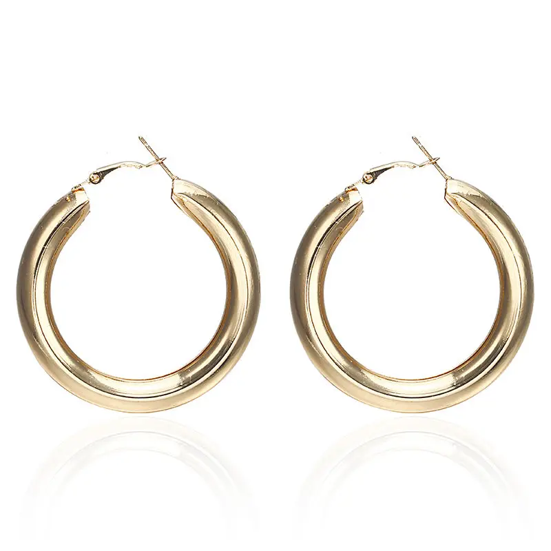 new fashion stainless steel earrings for women trendy jewelry ear loop personality girl accessories silver gold Circle earrings
new fashion stainless steel earrings for women trendy jewelry ear loop personality girl accessories silver gold Circle earrings