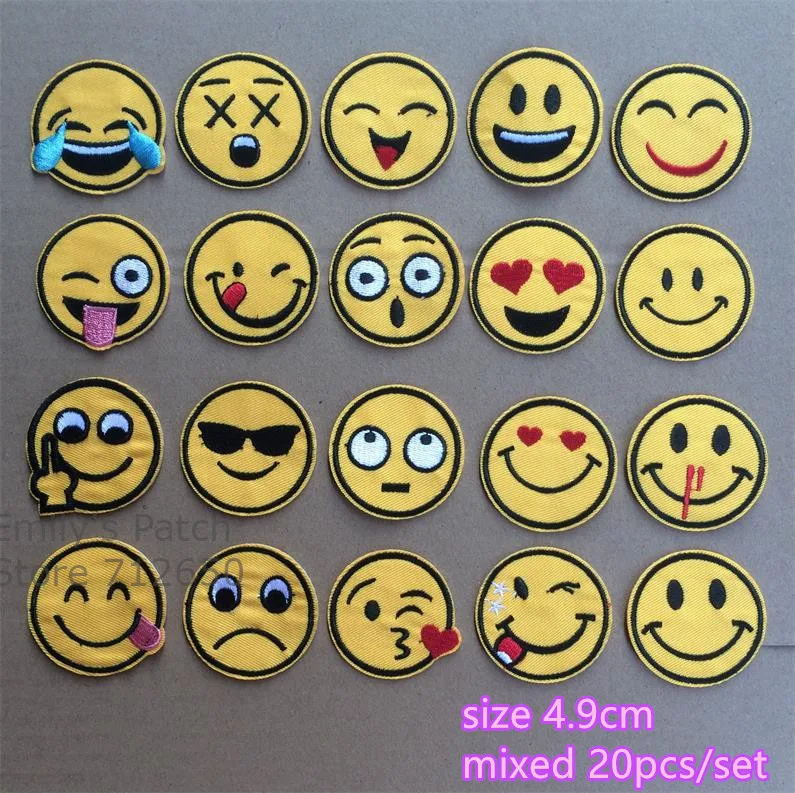 Free Shipping 4.9cm 10 pcs facial expressions Embroidered patch iron on Motif FJ hat bag garment embroidery accessor
Free Shipping 4.9cm 10 pcs facial expressions Embroidered patch iron on Motif FJ hat bag garment embroidery accessor