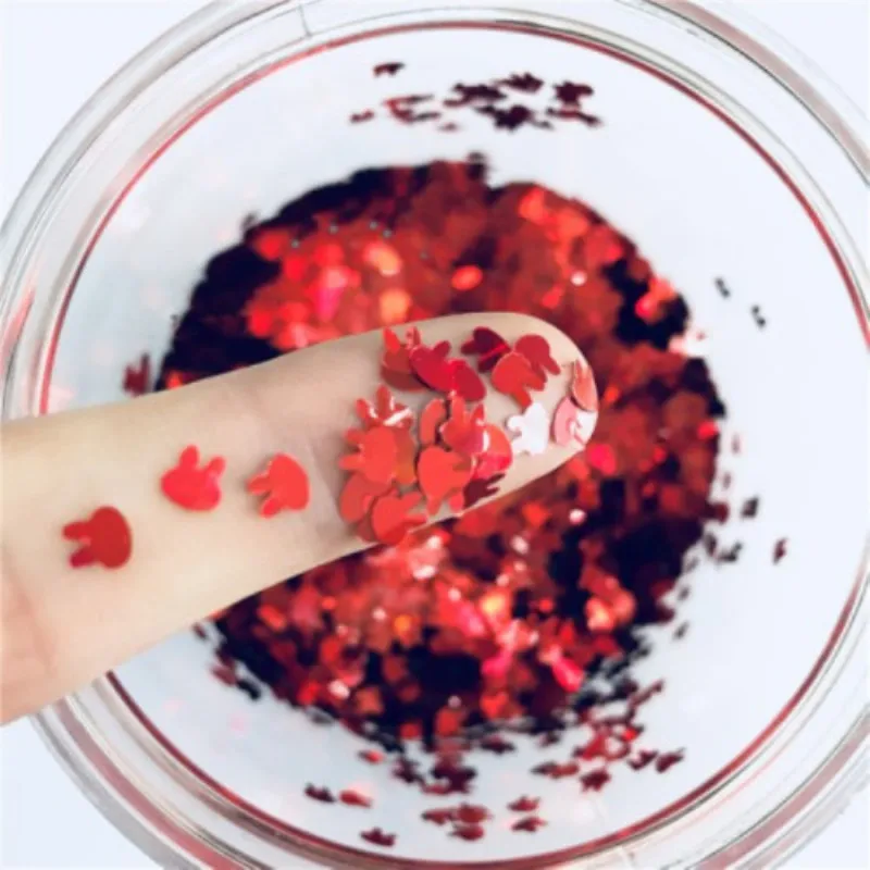 Ultra-thin 3D Nail Sequin 4mm Rabbit Laser Glitter PET Sequins Paillettes Eo-Friendly Loose Sequin for Nails Art Decorations 8g
Ultra-thin 3D Nail Sequin 4mm Rabbit Laser Glitter PET Sequins Paillettes Eo-Friendly Loose Sequin for Nails Art Decorations 8g