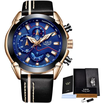 Man Clock 2018 New LIGE Sport Chronograph Mens Watches Top Brand Luxury Leather Waterproof Date Quartz Watch Relogio Masculino
Man Clock 2018 New LIGE Sport Chronograph Mens Watches Top Brand Luxury Leather Waterproof Date Quartz Watch Relogio Masculino