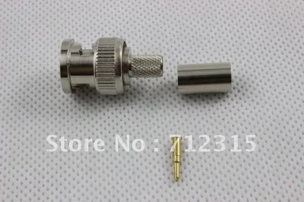 MISECU 50pcs BNC connector Crimp Coaxial Connector 3-Piece for RG59 BNC Cable
MISECU 50pcs BNC connector Crimp Coaxial Connector 3-Piece for RG59 BNC Cable