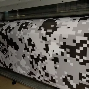 Winter white digital Camo Car Wrap Film Camouflage digital tiger Truck & boat Wrapping covering foil 1.52x30m/Roll 4.98x98ft
Winter white digital Camo Car Wrap Film Camouflage digital tiger Truck & boat Wrapping covering foil 1.52x30m/Roll 4.98x98ft