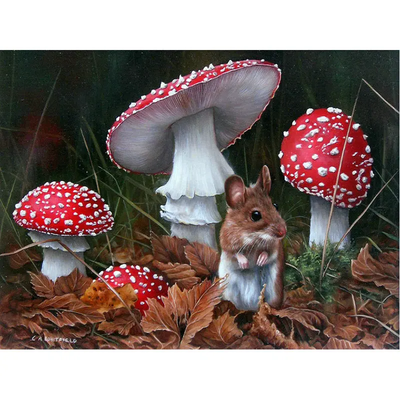 Full Square 5D DIY Diamond Painting Mosaic mushroom Pictures Of Rhinestone Cross Stitch mouse icons Diamond Embroidery pattern
Full Square 5D DIY Diamond Painting Mosaic mushroom Pictures Of Rhinestone Cross Stitch mouse icons Diamond Embroidery pattern