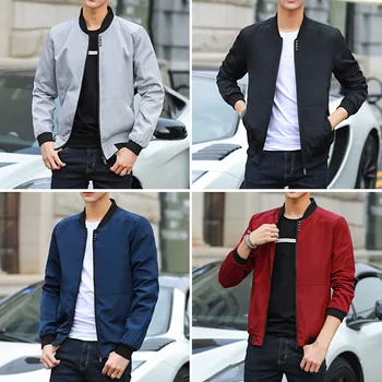 2019 Hot Sale Men Casual Coat Thin Simple Baseball Collar Breathable Slim Coat for Autumn MSJ99
2019 Hot Sale Men Casual Coat Thin Simple Baseball Collar Breathable Slim Coat for Autumn MSJ99