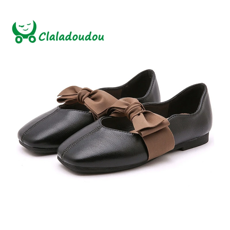 Claladoudou 16.5-23CM Brand Big Girls Wedding Shoes Pu Leather Pure Butterfly Princess Black Dress Shoe Women Children Flat With
Claladoudou 16.5-23CM Brand Big Girls Wedding Shoes Pu Leather Pure Butterfly Princess Black Dress Shoe Women Children Flat With