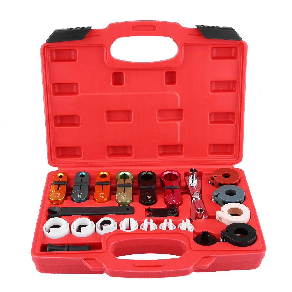 Fuel Transmission Line Cooler Quick Disconnect Automotive A/C Tool Kit Set for Ford Vauxhall Opel Separat AC hose and fuel line
Fuel Transmission Line Cooler Quick Disconnect Automotive A/C Tool Kit Set for Ford Vauxhall Opel Separat AC hose and fuel line
