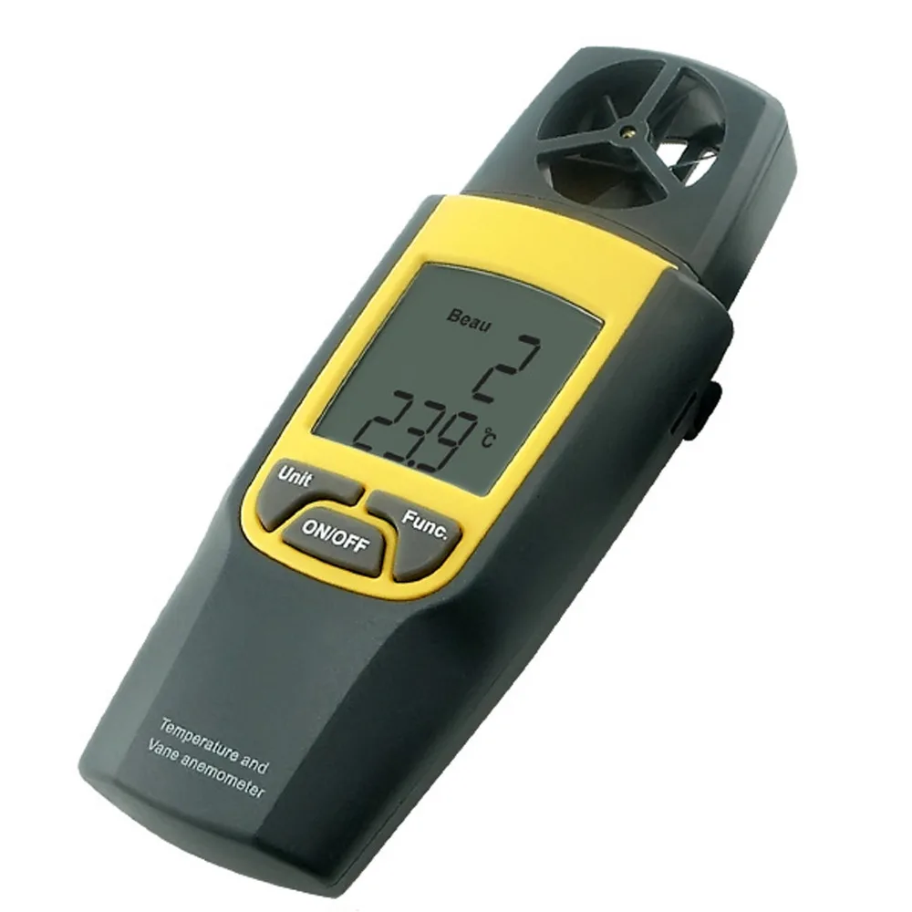4000fpm Digital Thermo Anemometer Thermometer Speed Velocity Temperature mph m/s Built-in Rotary Vane Weather Monitoring Tool
4000fpm Digital Thermo Anemometer Thermometer Speed Velocity Temperature mph m/s Built-in Rotary Vane Weather Monitoring Tool