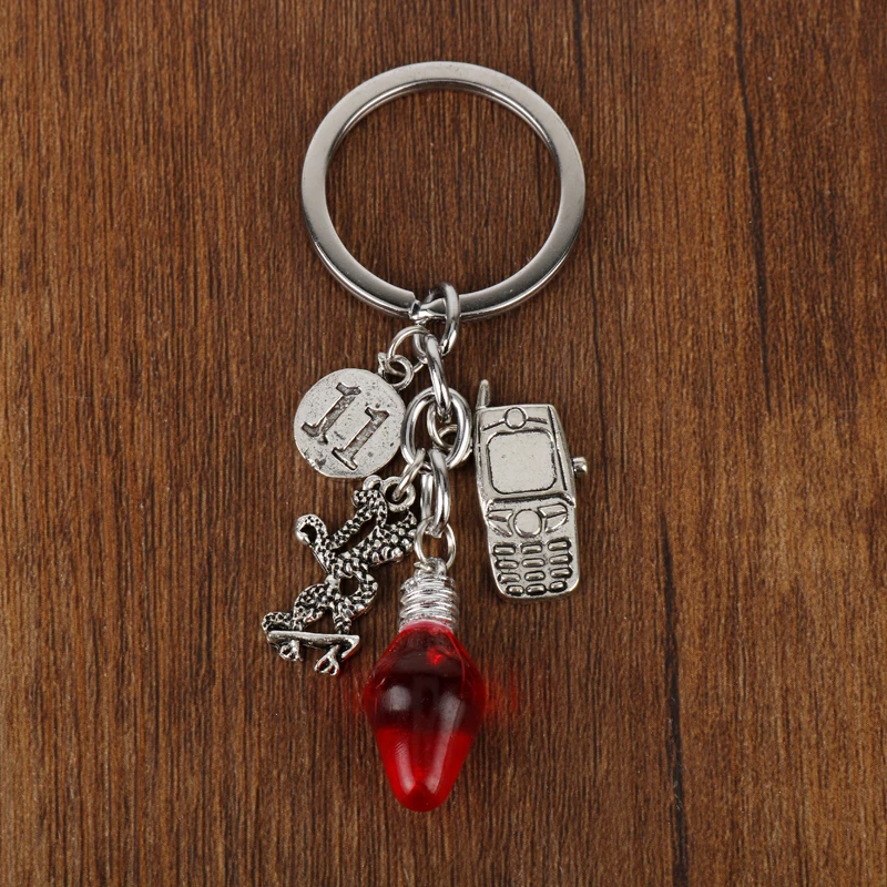 Fashion Birthday Gift For Women Men Jewelry Stranger Things Christmas Tree Lights Charm Bulb Shaped With Phone Pendant Keychain
Fashion Birthday Gift For Women Men Jewelry Stranger Things Christmas Tree Lights Charm Bulb Shaped With Phone Pendant Keychain