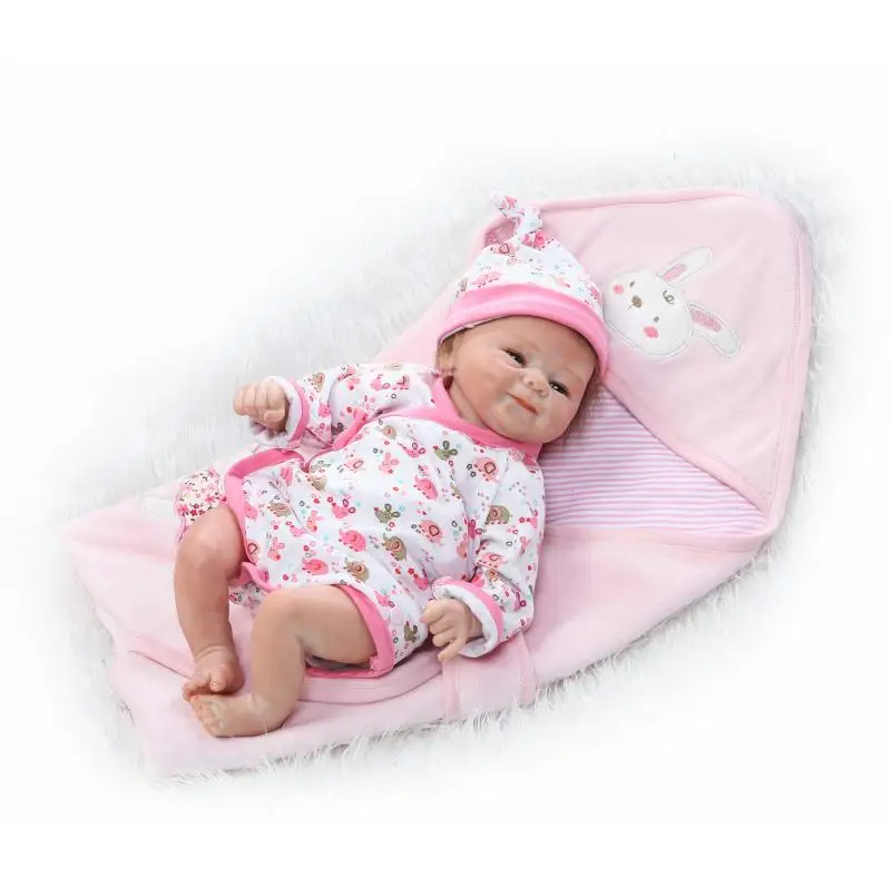 17inch 42cm simulation infant handmade Reborn Babies Silicone Dolls cloth body bebe ailve Toddler toy kids birthday brinquedos
17inch 42cm simulation infant handmade Reborn Babies Silicone Dolls cloth body bebe ailve Toddler toy kids birthday brinquedos