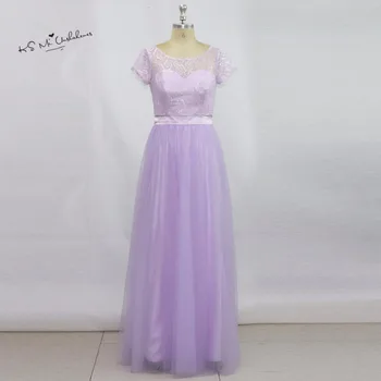 Vestidos de Festa Vestido Longo Beautiful Lavender Long Bridesmaid Dress Lace 2017 Cheap Wedding Party Dresses Cap Sleeve Sash
Vestidos de Festa Vestido Longo Beautiful Lavender Long Bridesmaid Dress Lace 2017 Cheap Wedding Party Dresses Cap Sleeve Sash