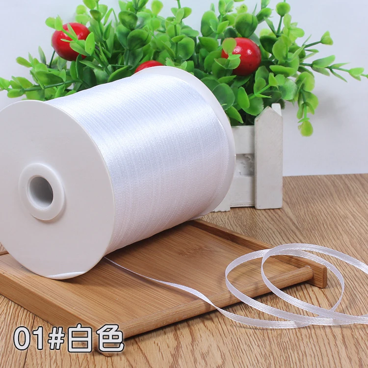 25 Yards 3mm Width Handmade DIY Material Silk Satin Ribbons For Arts Crafts Sewing Christmas Wedding Party Decoration Gift Wrap
25 Yards 3mm Width Handmade DIY Material Silk Satin Ribbons For Arts Crafts Sewing Christmas Wedding Party Decoration Gift Wrap