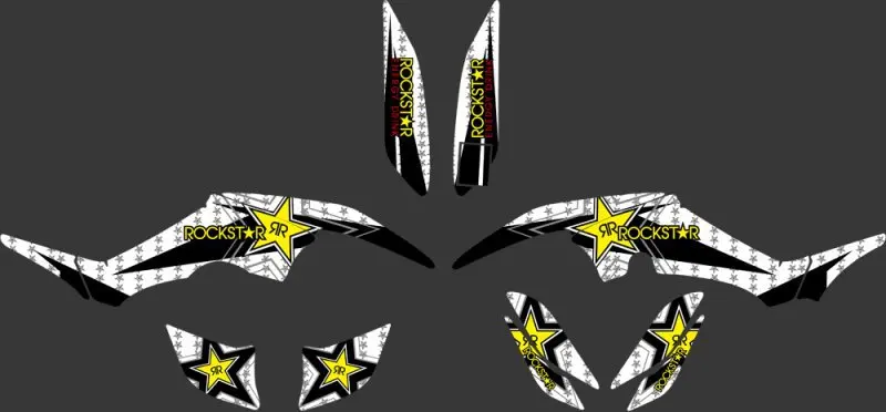 

0335 Star New Style 3M DECALS STICKERS Graphics Kits FIT for Yamaha RAPTOR 350 ATV Raptor350