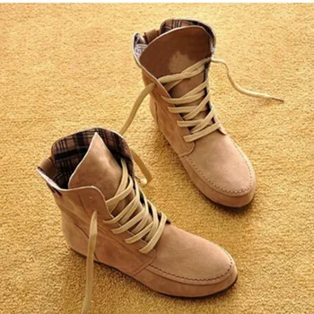 Nice Spring Autumn Shoes Women Boots Round Toe Martin Boots Lace Up Suede Leather Couples Flock Nubuck Casual Shoes For Women
Nice Spring Autumn Shoes Women Boots Round Toe Martin Boots Lace Up Suede Leather Couples Flock Nubuck Casual Shoes For Women