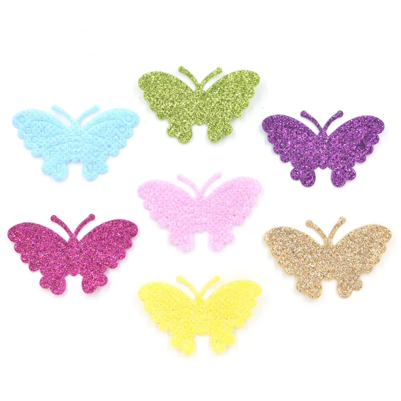30Pcs Mixed Glitter Fabric Felt Applique Cute Butterfly Nonwoven Patches for DIY Sewing Supplies Kids Craft Accessories F14
30Pcs Mixed Glitter Fabric Felt Applique Cute Butterfly Nonwoven Patches for DIY Sewing Supplies Kids Craft Accessories F14
