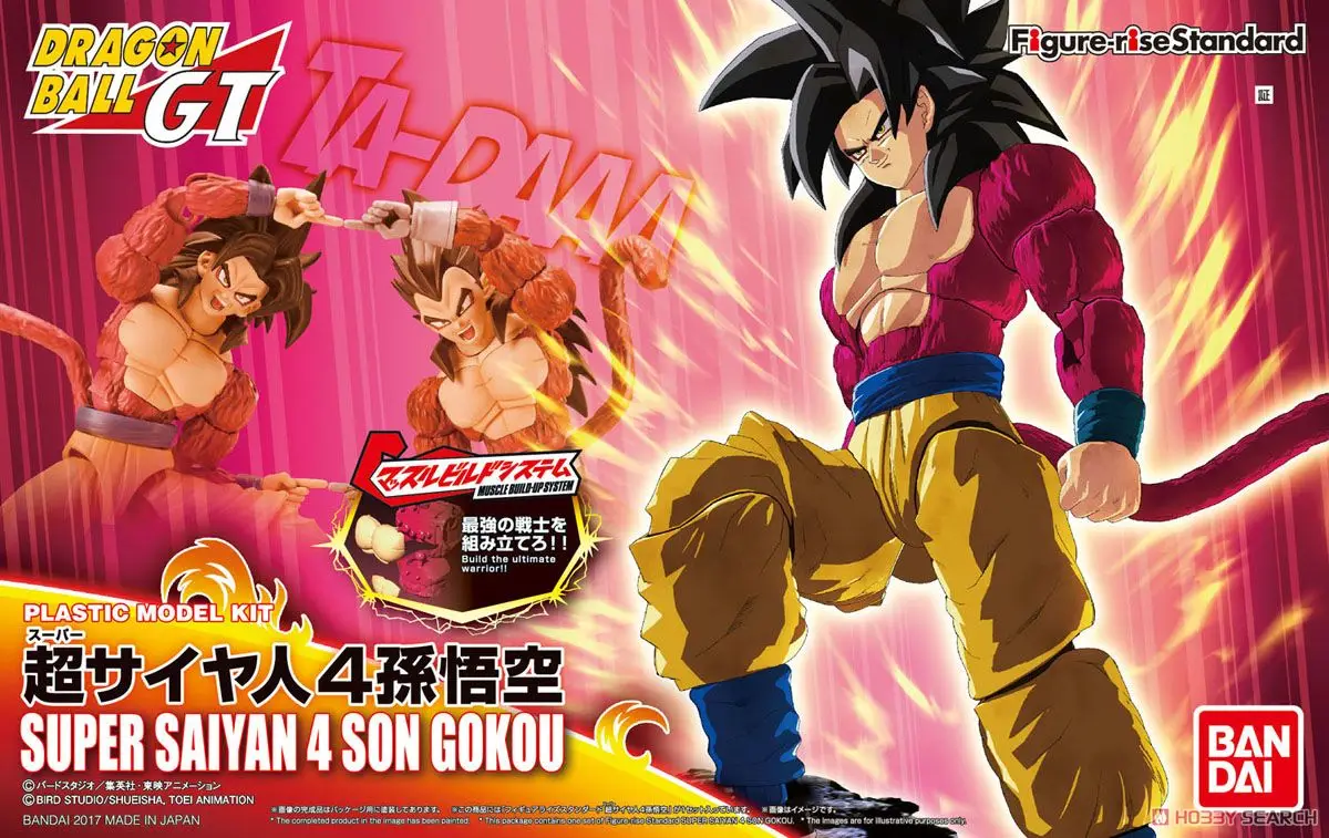 Bandai Dragon Ball Z Figure-rise Standard Super Saiyan 4 Goku Assembled Model Action Figures Toys
Bandai Dragon Ball Z Figure-rise Standard Super Saiyan 4 Goku Assembled Model Action Figures Toys