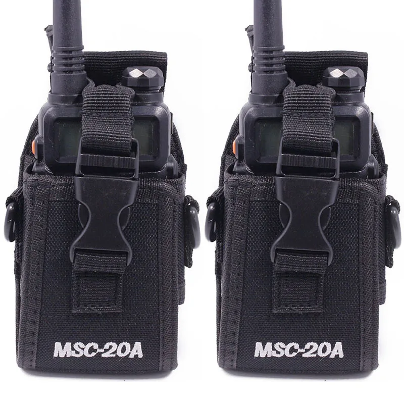 2PCS MSC-20A Walkie Talkie Case Holder Pouch Bag For Walkie Talkie BaoFeng BF-888S UV-5R UV-82 UV-9R Plus TYT Wouuxn Radios
2PCS MSC-20A Walkie Talkie Case Holder Pouch Bag For Walkie Talkie BaoFeng BF-888S UV-5R UV-82 UV-9R Plus TYT Wouuxn Radios