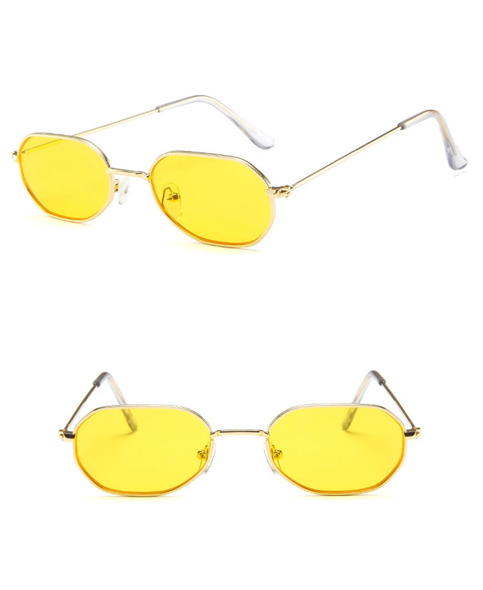 ALIKIAI Sunglasses Women Brand Designer Sea Color Sun glasses Transparent Matel Frame Clear Cat Eye Glasses Purple Shades (10)