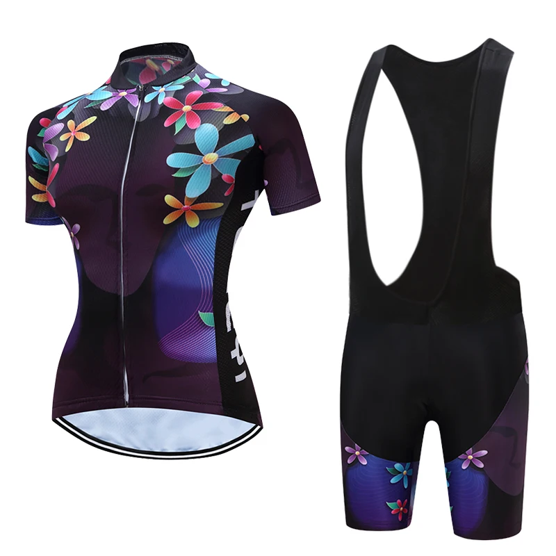 2018 TELEYI Cycling Jersey Short Sleeve Bib shorts suit women Bike mountain mujer Clothing Set Maillot Bicycle Clothes uniform 
2018 TELEYI Cycling Jersey Short Sleeve Bib shorts suit women Bike mountain mujer Clothing Set Maillot Bicycle Clothes uniform