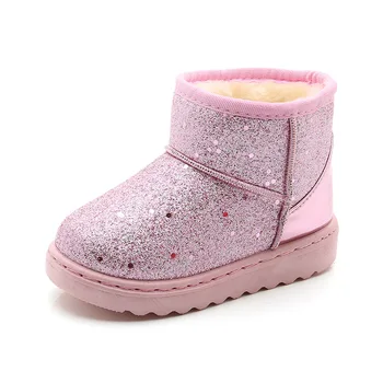 Winter Warm Children's Snow Boots Fashion Girls Sequin Boots Plush Non Slip Warm Princess Snow Boots Baby Cotton Boots KS181
Winter Warm Children's Snow Boots Fashion Girls Sequin Boots Plush Non Slip Warm Princess Snow Boots Baby Cotton Boots KS181