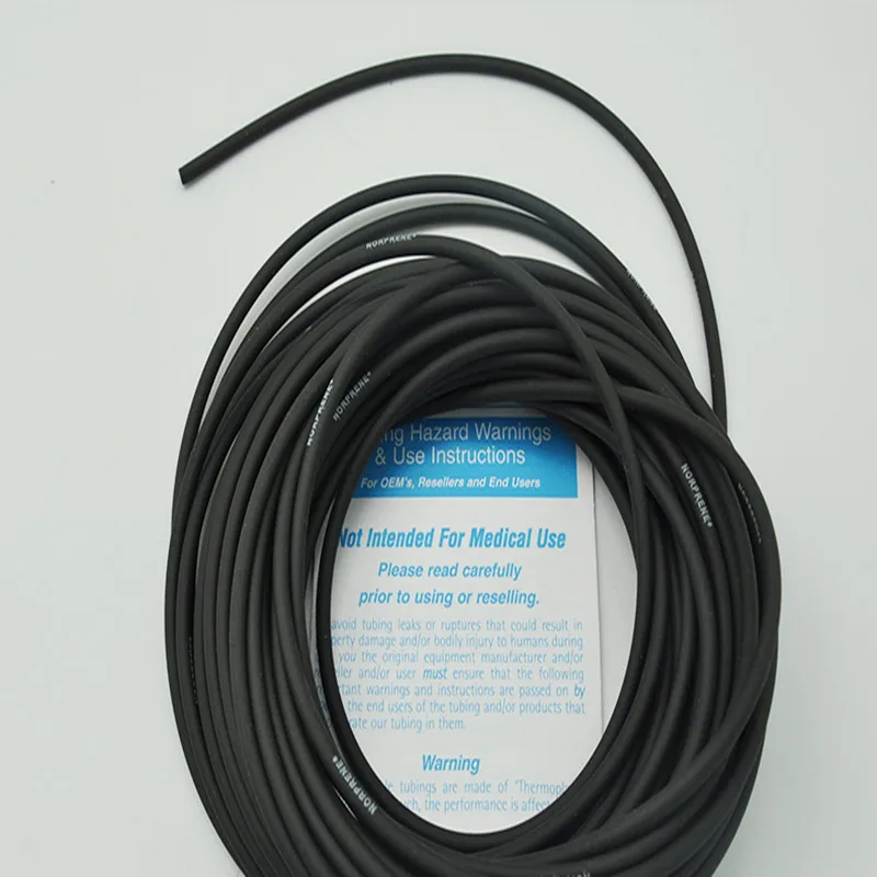 3.2mm*6.4mm Black Saint-Gobain Norprene peristaltic pump hose tube anti acid corrosion resistant to high temperature pressure
3.2mm*6.4mm Black Saint-Gobain Norprene peristaltic pump hose tube anti acid corrosion resistant to high temperature pressure