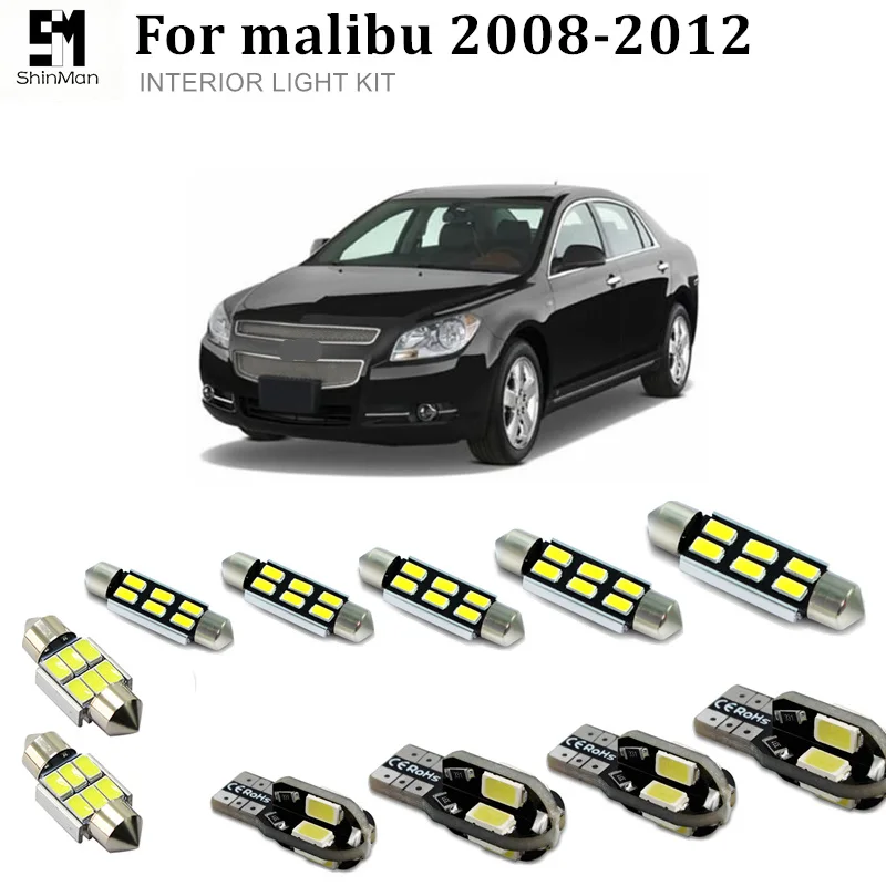 ShinMan 11x LED Car Light Interior Light LED Kit Error Free led For Chevrolet malibu 2008-2012 LED Interior Package
ShinMan 11x LED Car Light Interior Light LED Kit Error Free led For Chevrolet malibu 2008-2012 LED Interior Package