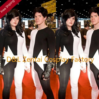 Free Shipping DHL Adult X-men Aurora & Northstar Superhero Costume Halloween Party Cosplay Black&White Lycra Zentai Suit SH1811
Free Shipping DHL Adult X-men Aurora & Northstar Superhero Costume Halloween Party Cosplay Black&White Lycra Zentai Suit SH1811